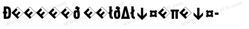 DINCond BoldAltermate字体转换